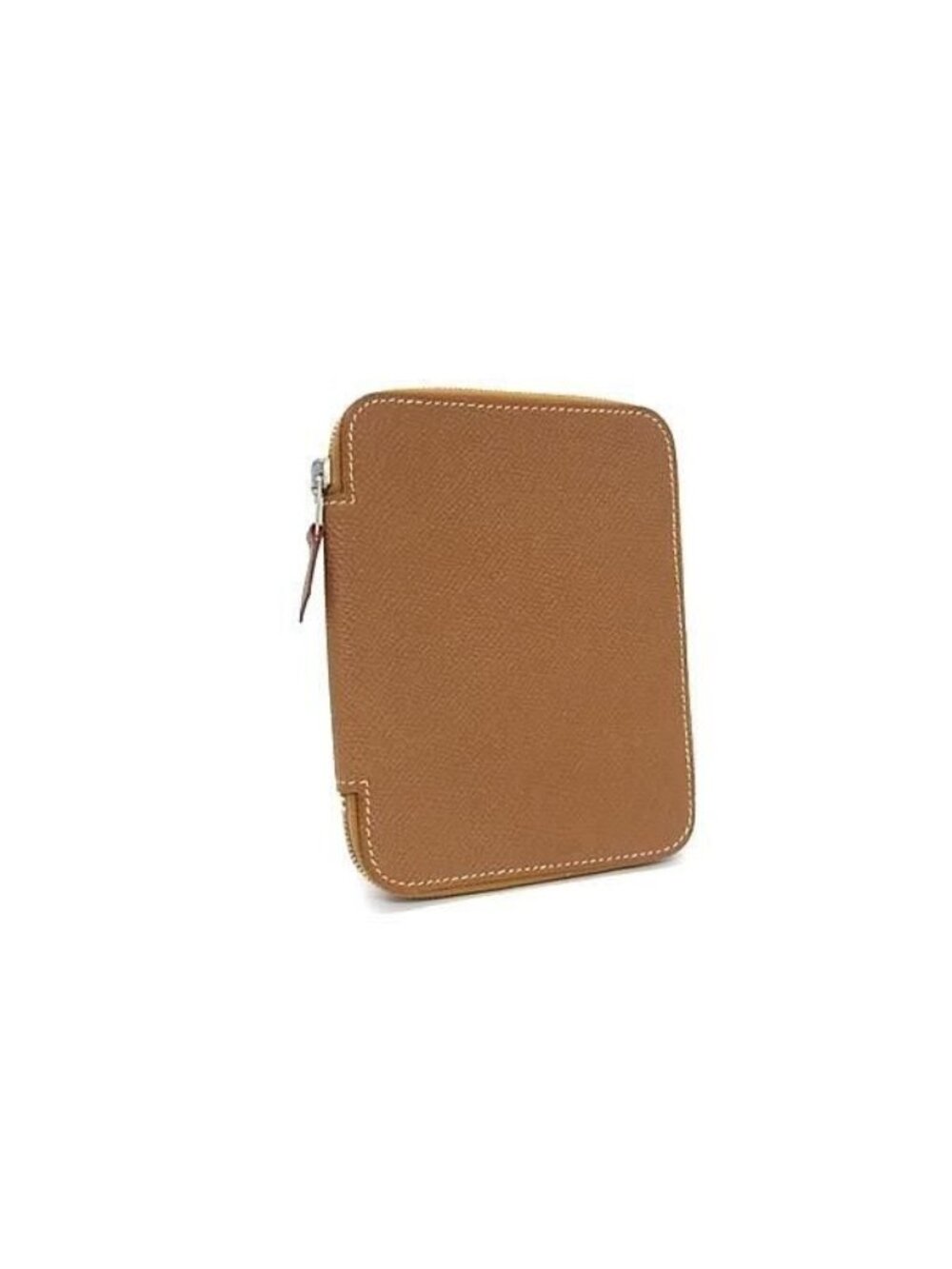 Hermes Notebook Cover Agenda Zip Gold Veau Epsom Silver
